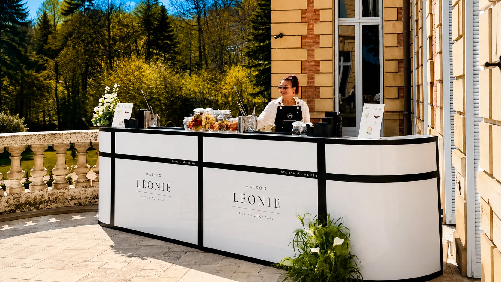 Double station de bar Maison Léonie
